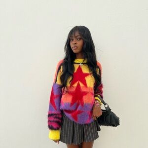 Palm angels Oversized star sweater 
Unisex sweater